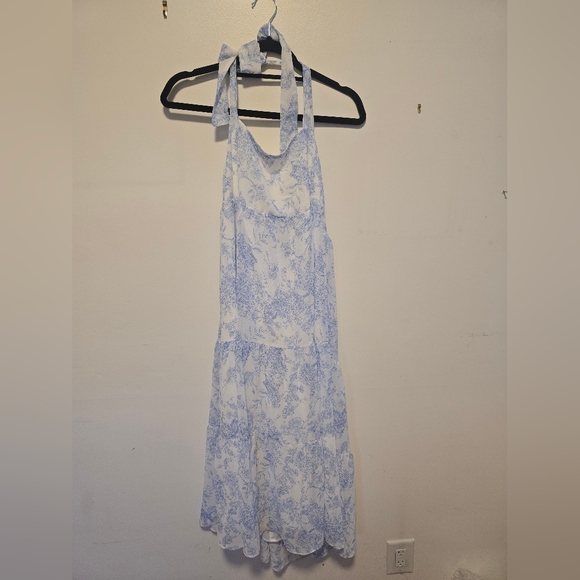 Lucy Paris Toile Tie Shoulder Mini Dress - Picture 7 of 7